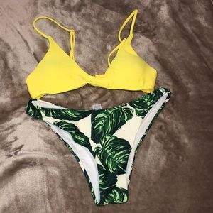 Zaful bikini top and bottom